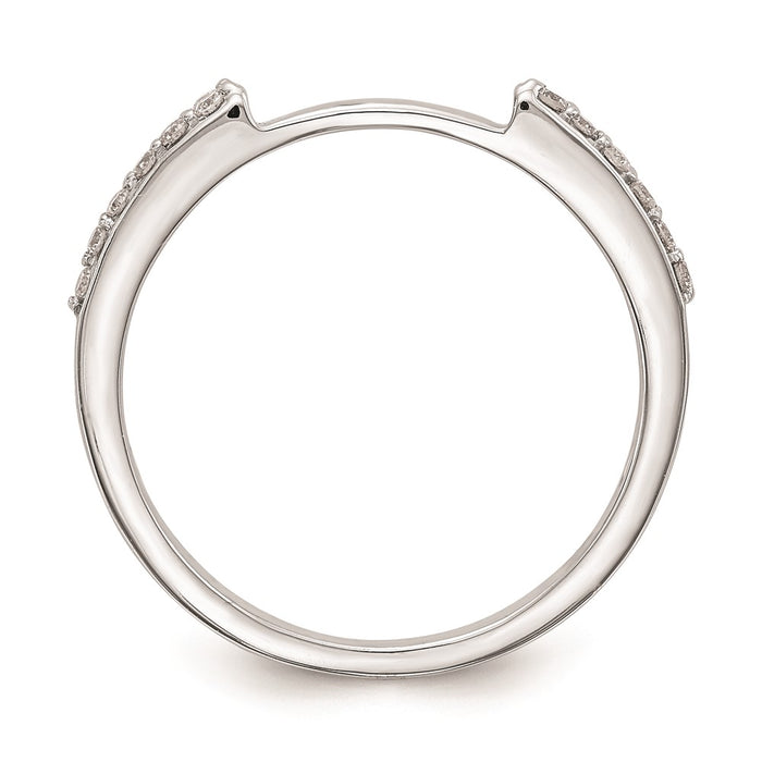 Exclusive 14K White Gold Wedding Band Settings - Stylish & Affordable Choice-2