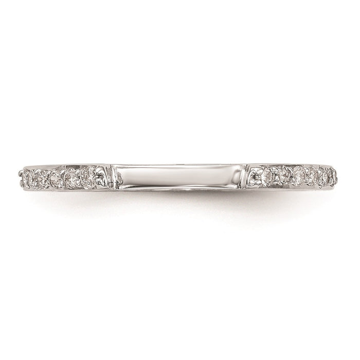 Exclusive 14K White Gold Wedding Band Settings - Stylish & Affordable Choice-4