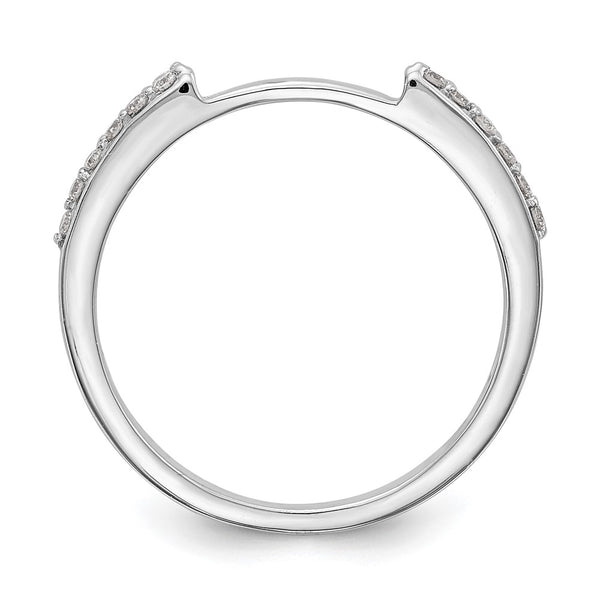 14K White Gold Diamond Wedding Band Set - 1/4 Carat - Style GR1-1035509