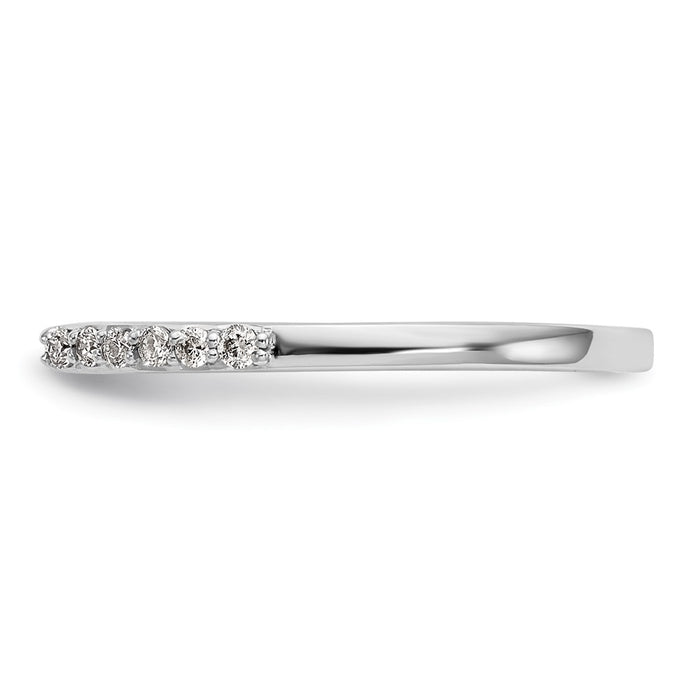 Buy Stylish 14K White Gold Diamond Wedding Band Set - 1/4 Carat Value-3