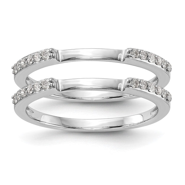 14K White Gold Diamond Wedding Band Set - 1/4 Carat - Style GR1-1035509