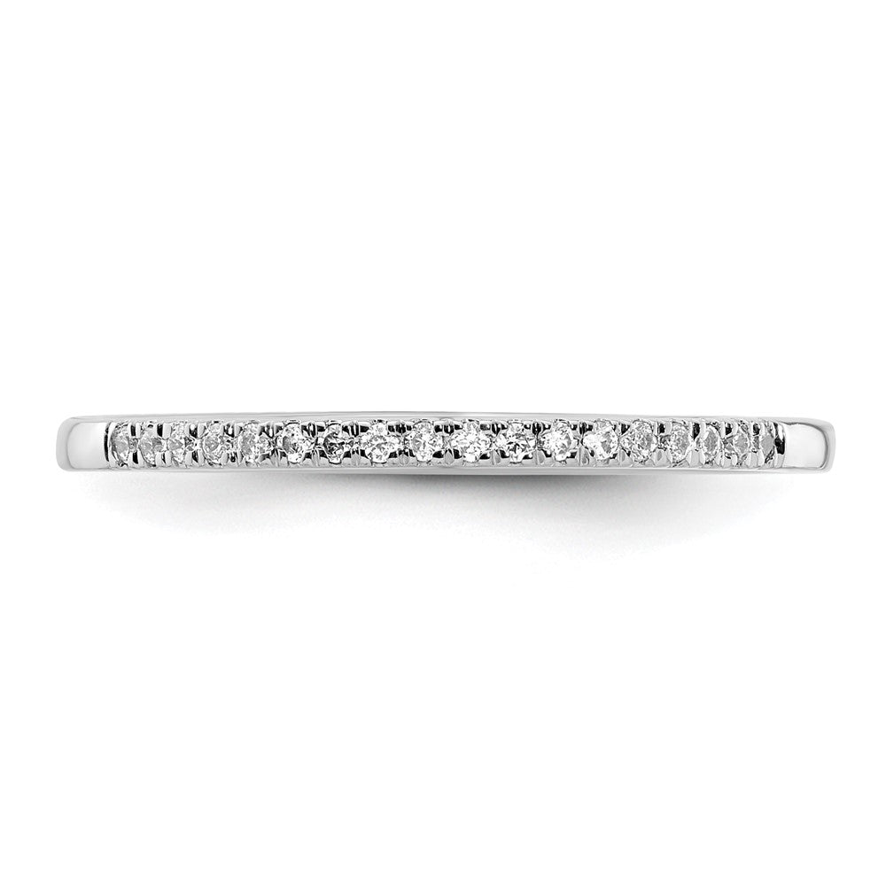 High-Quality 14K White Gold Wedding Band Set - 1/10 Carat Diamond, Stylish Value