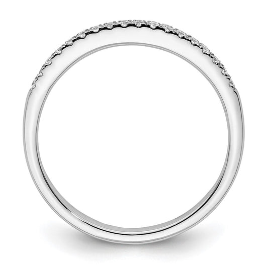 Exclusive 14K White Gold Wedding Band Set with 1/10 Carat Diamonds - Stylish Value