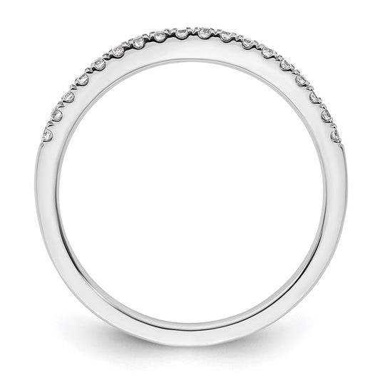 Buy Exclusive 14K White Gold 1/5 Carat Diamond Eternity Wedding Band - Stylish Value