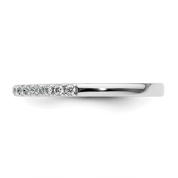 Buy Exclusive 14K White Gold 1/4 Carat Diamond Wedding Band Set - Stylish Value-3