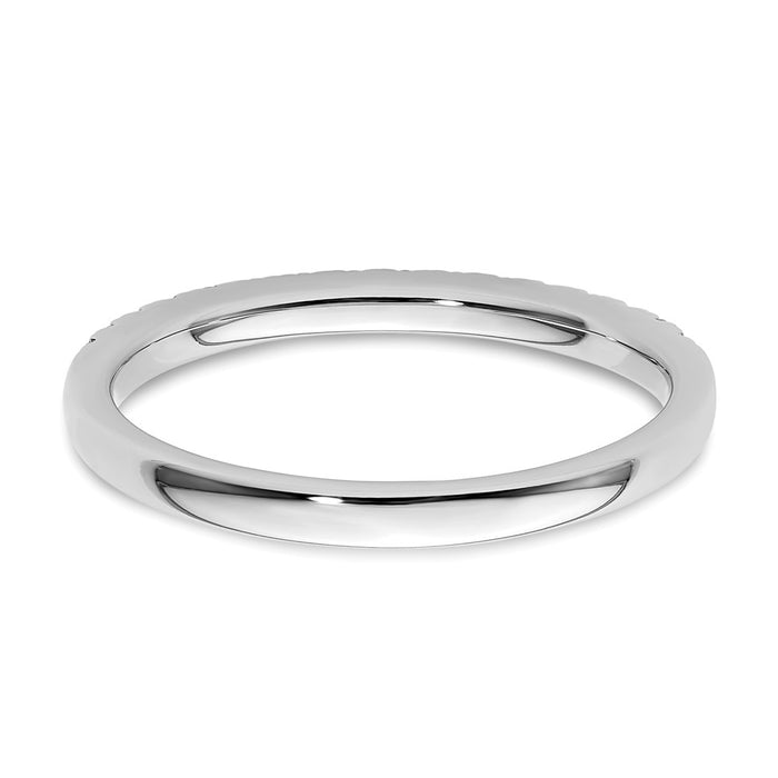 Buy Exclusive 14K White Gold 1/4 Carat Diamond Wedding Band Set - Stylish Value-5