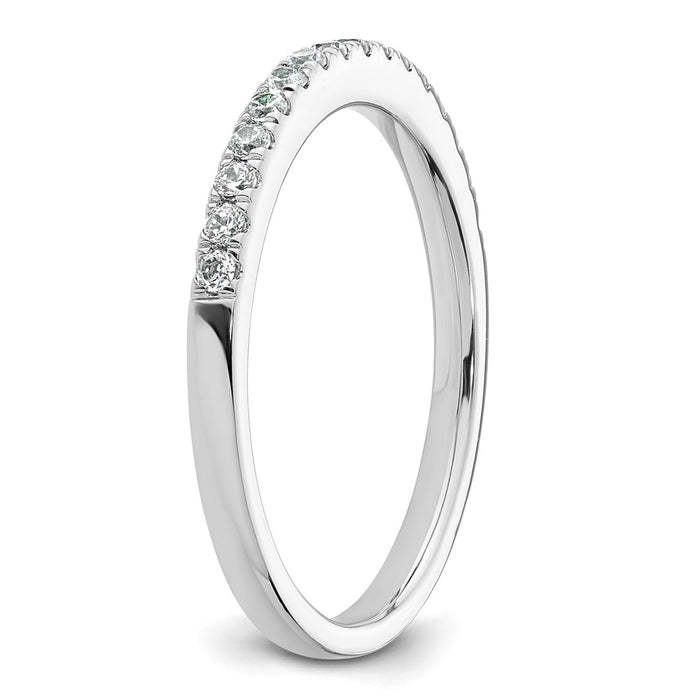 Buy Exclusive 14K White Gold 1/4 Carat Diamond Wedding Band Set - Stylish Value-6