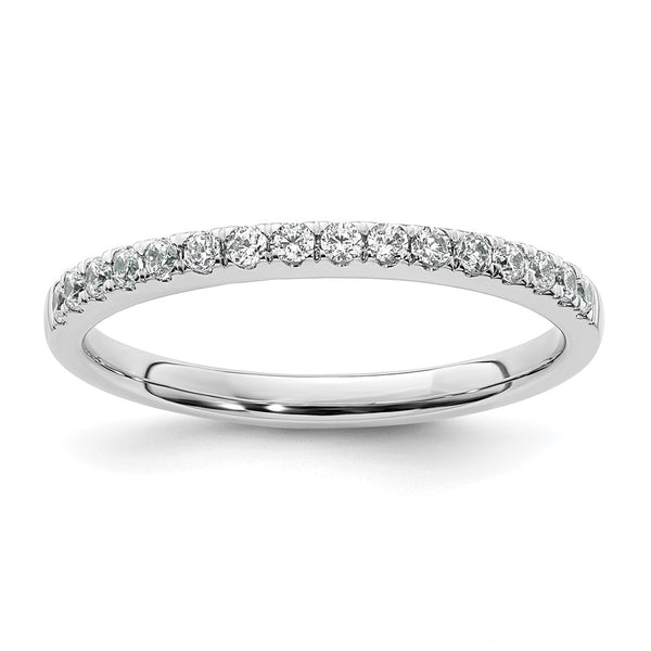 14K White Gold 1/4 Carat Diamond Wedding Band Set - Style GR1-1022604