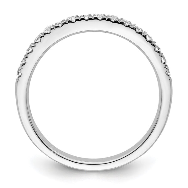 14K White Gold Wedding Band Set - 1/3 Carat Diamonds - Style GR1-1022609
