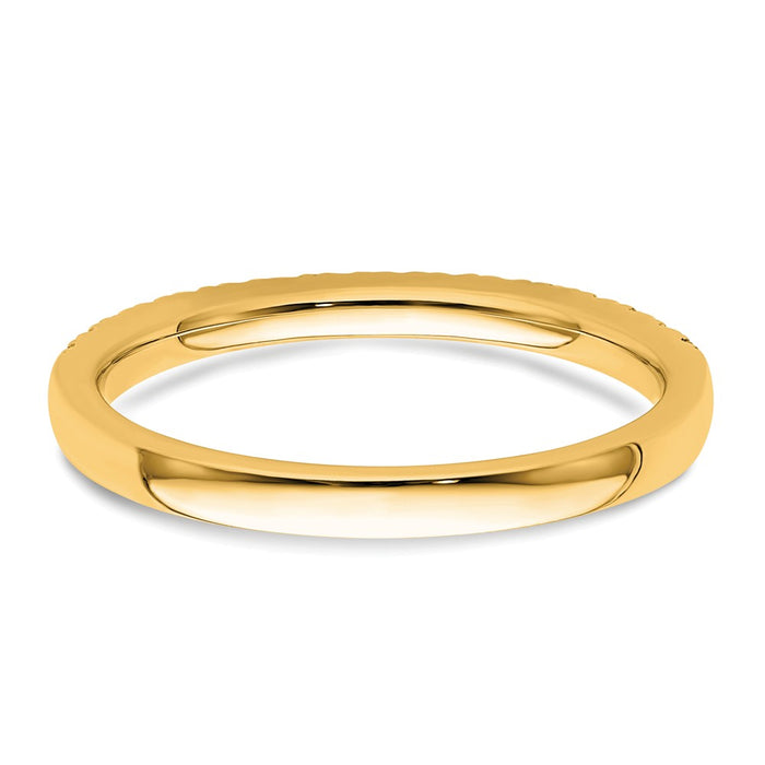 Buy 14K Gold Diamond Eternity Band - Stylish 0.85mm Luxury Jewelry Piece-5