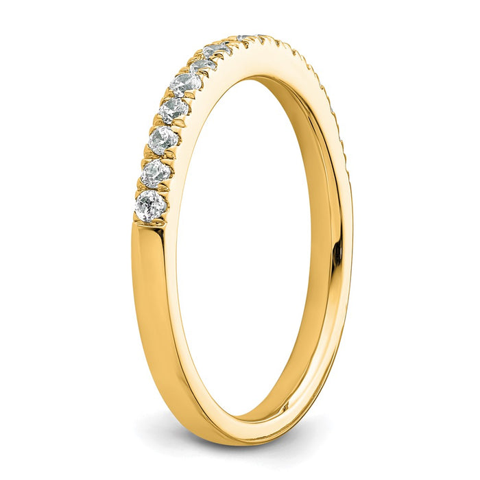 Buy 14K Gold Diamond Eternity Band - Stylish 0.85mm Luxury Jewelry Piece-6