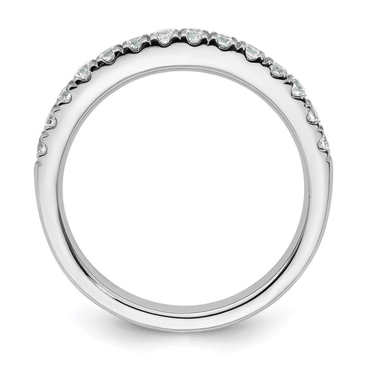 Exclusive 14K White Gold 3/8 Carat Diamond Eternity Wedding Band | Stylish Value