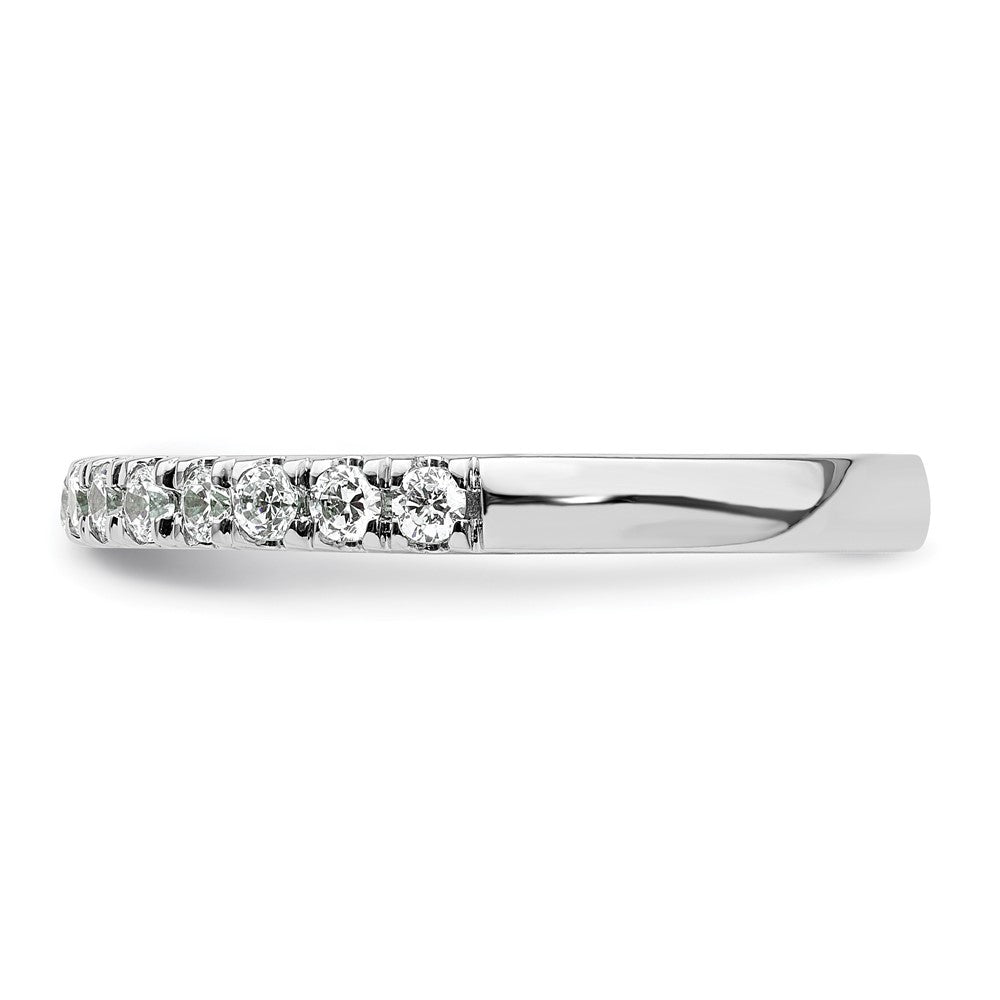Exclusive 14K White Gold 3/8 Carat Diamond Eternity Wedding Band | Stylish Value
