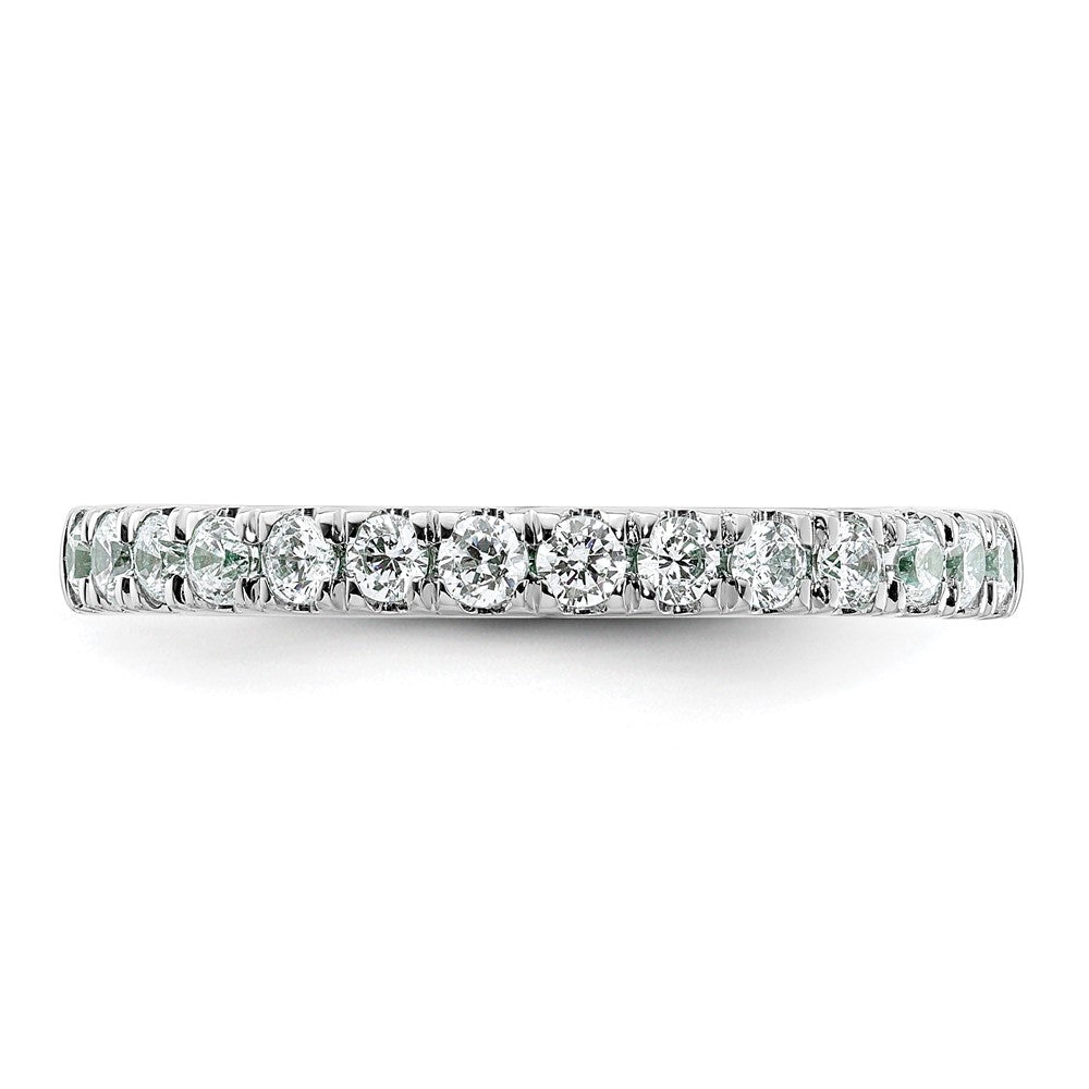 Exclusive 14K White Gold 3/8 Carat Diamond Eternity Wedding Band | Stylish Value