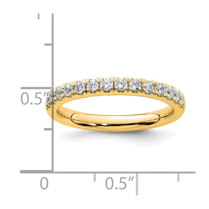 High-Quality 14K Gold Diamond Wedding Ring - Stylish & Affordable Luxury-7