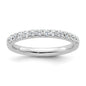 Buy Stylish 14K White Gold 1/2 Carat Diamond Eternity Wedding Band-1