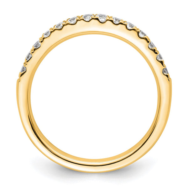 14K Gold Diamond Eternity Ring, Fit