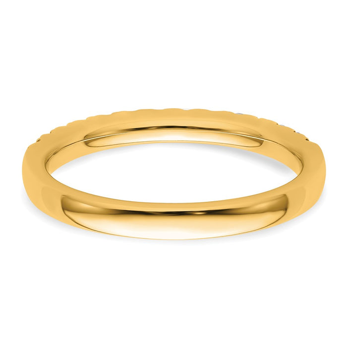 Buy Stylish 14K Gold Diamond Eternity Ring - Luxury Design, Perfect Fit!-5