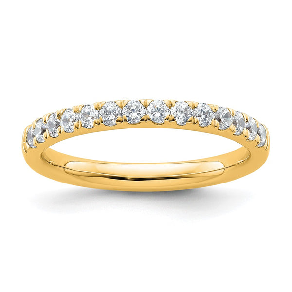 14K Gold Diamond Eternity Ring, Fit