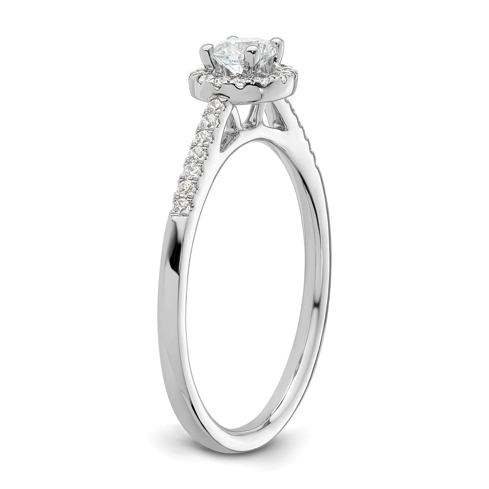 Buy Stylish 14K White Gold Diamond Semi-Mount Engagement Ring, 1/4 Carat