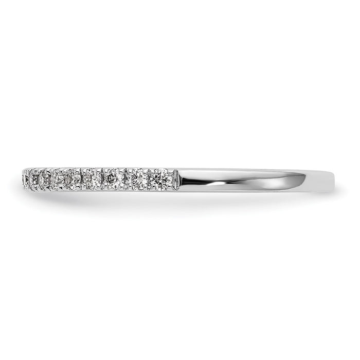 Buy Exclusive 14K White Gold Wedding Band Set with 1/6 Carat Diamonds - Stylish Value!-3