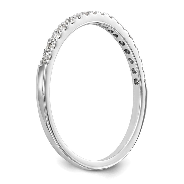 Buy Exclusive 14K White Gold Wedding Band Set with 1/6 Carat Diamonds - Stylish Value!-6