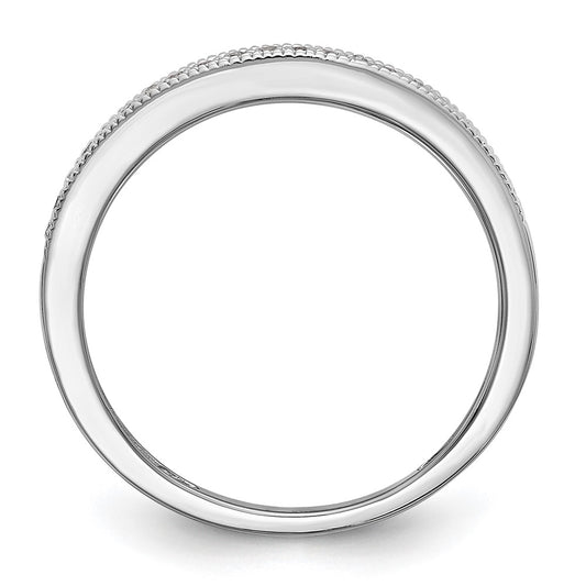 Buy Exclusive 14K White Gold Diamond Wedding Band Set - 1/8 Carat, Stylish Pair