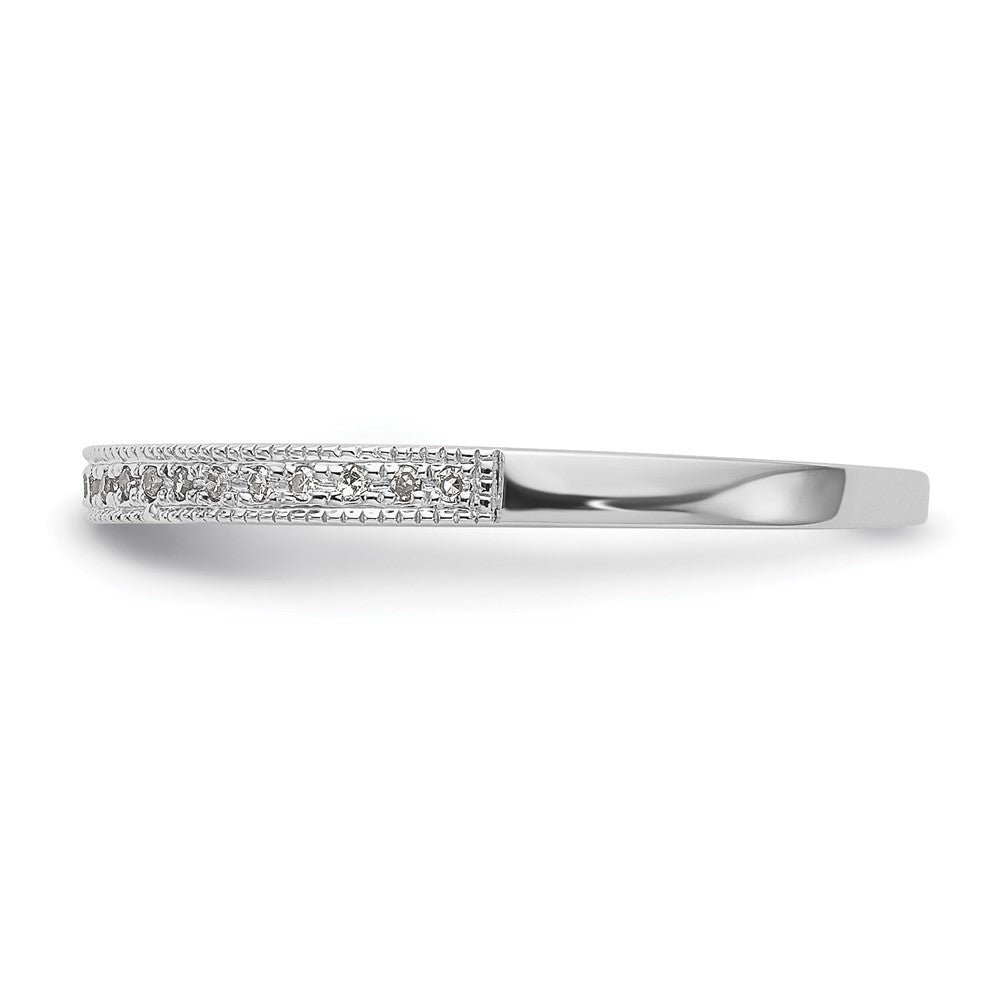 Buy Exclusive 14K White Gold Diamond Wedding Band Set - 1/8 Carat, Stylish Pair