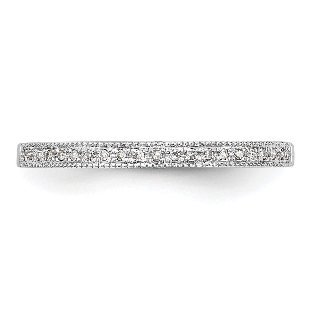 Buy Exclusive 14K White Gold Diamond Wedding Band Set - 1/8 Carat, Stylish Pair
