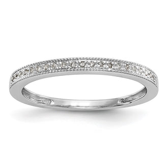 Buy Exclusive 14K White Gold Diamond Wedding Band Set - 1/8 Carat, Stylish Pair