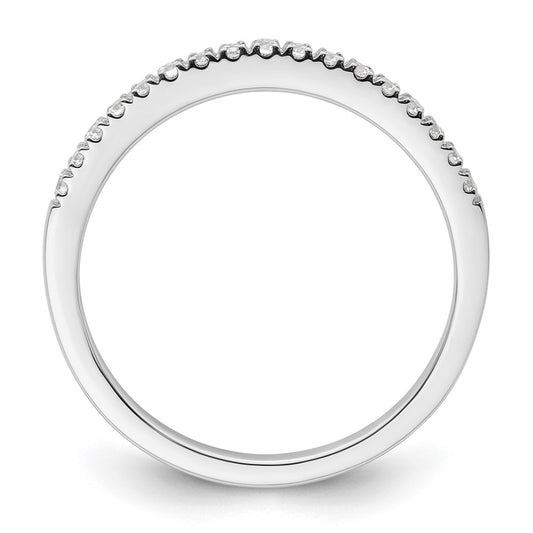 Buy Exclusive 14K White Gold 1/6 Carat Diamond Eternity Wedding Band - Stylish Value!