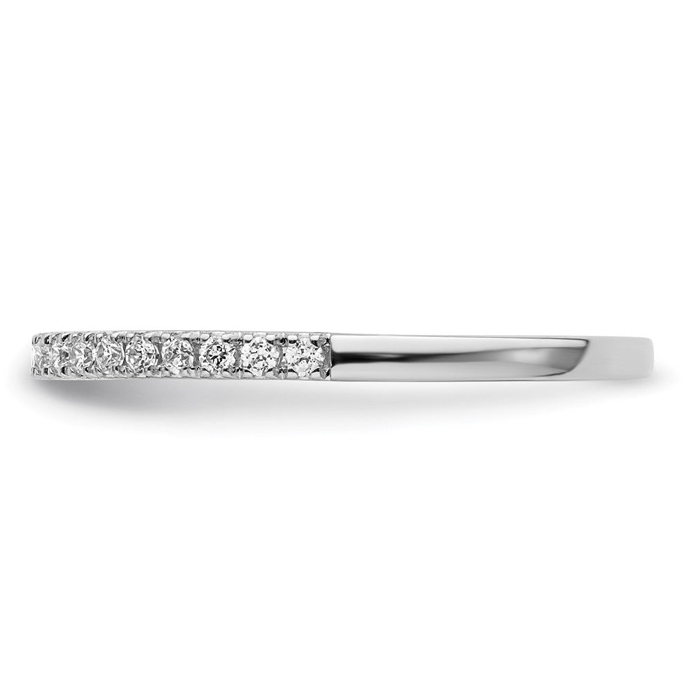 Buy Exclusive 14K White Gold 1/6 Carat Diamond Eternity Wedding Band - Stylish Value!