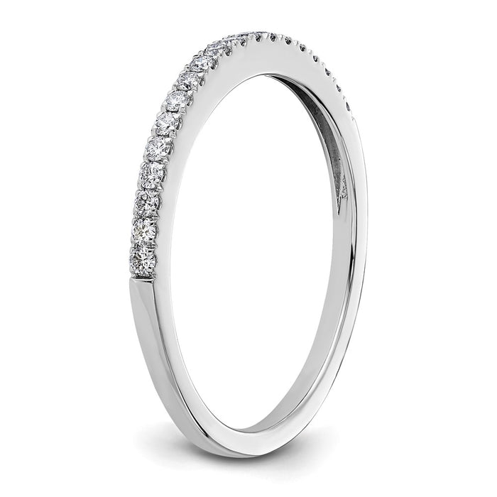 Buy Stylish 14K White Gold Wedding Band Set with 1/5 Carat Diamonds-6