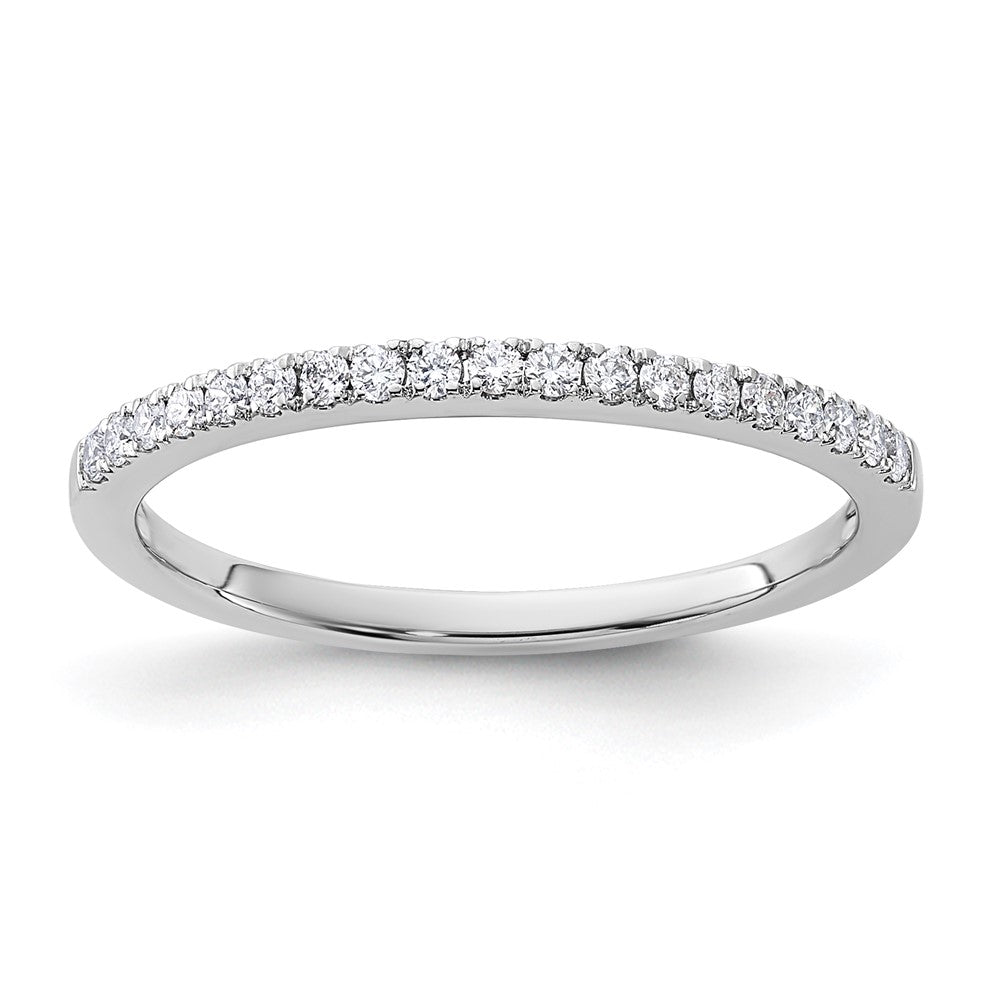 Buy Stylish 14K White Gold Wedding Band Set with 1/5 Carat Diamonds