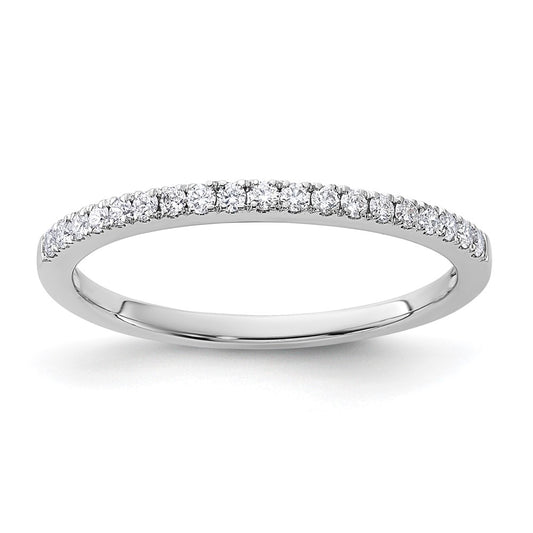 Buy Stylish 14K White Gold Wedding Band Set with 1/5 Carat Diamonds