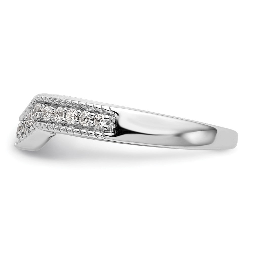 Exclusive 14K White Gold 1/4 Carat Diamond Eternity Wedding Band - Stylish Value