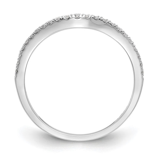 Exclusive 14K White Gold Diamond Wedding Band | 1/8 Carat, Stylish Value