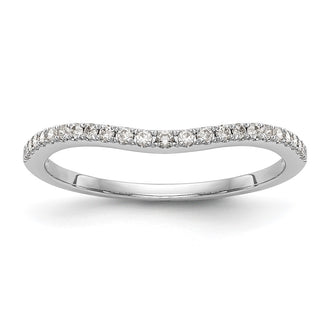 Exclusive 14K White Gold Diamond Wedding Band | 1/8 Carat, Stylish Value