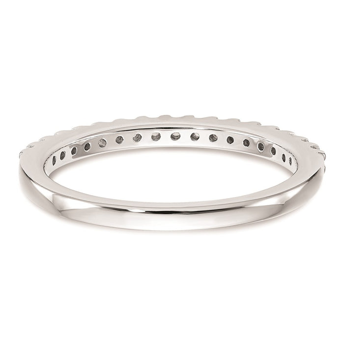 Designer 14K White Gold Wedding Band Setting - Stylish, High-Quality Value-5