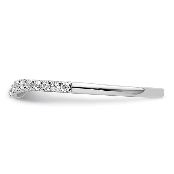 Buy Exclusive 14K White Gold Wedding Band - 1/5 Carat Diamond, Stylish Value-3