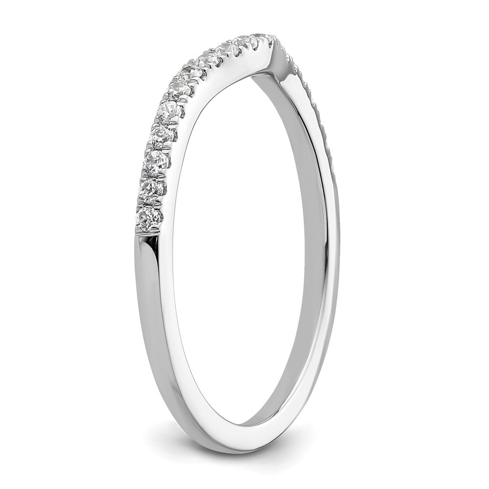 Buy Exclusive 14K White Gold Wedding Band - 1/5 Carat Diamond, Stylish Value