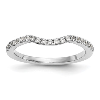 Buy Exclusive 14K White Gold Wedding Band - 1/4 Carat Diamond, Stylish Value!