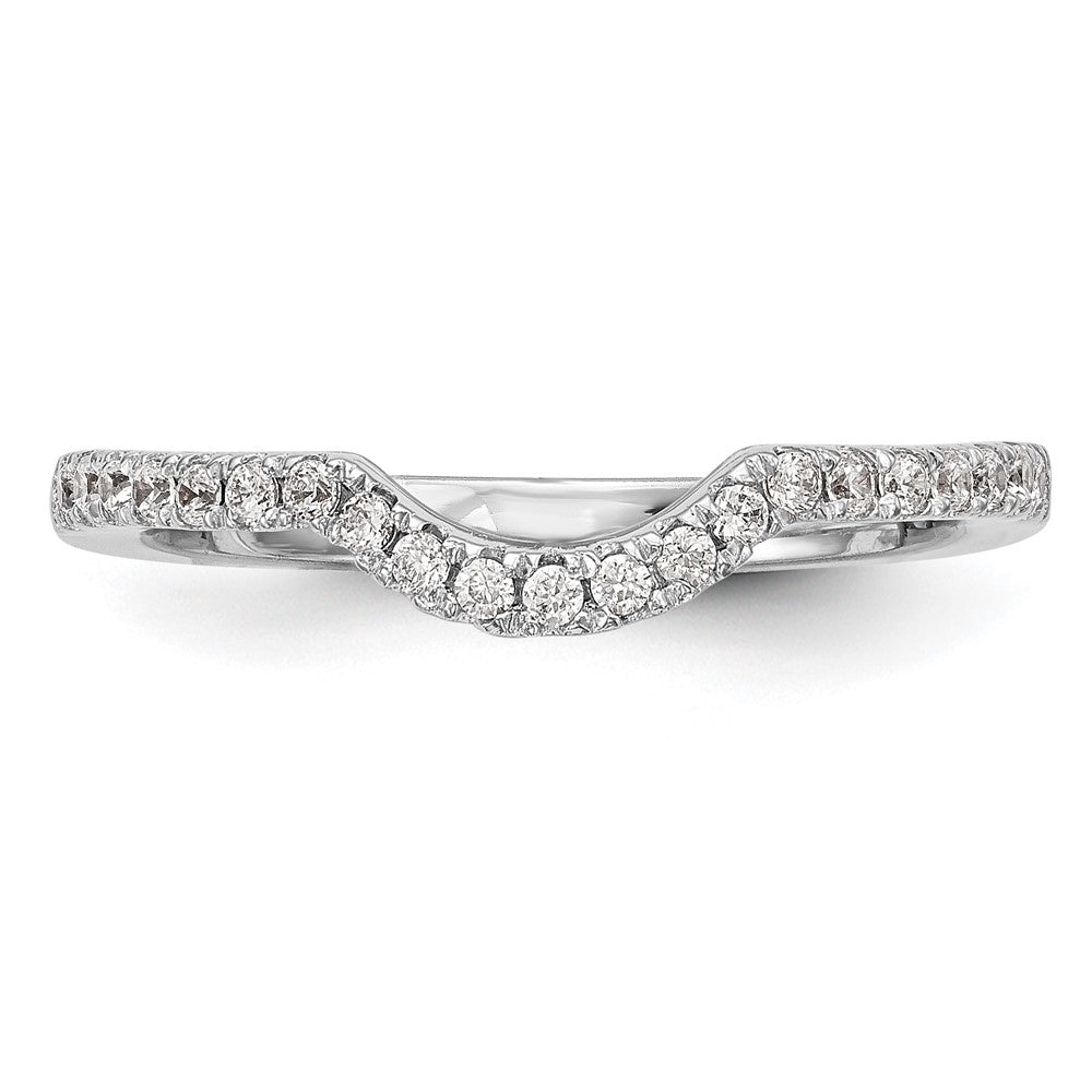 High-Quality 14K White Gold 1/4 Carat Diamond Wedding Band - Stylish Value!