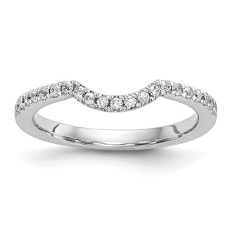 High-Quality 14K White Gold 1/4 Carat Diamond Wedding Band - Stylish Value!