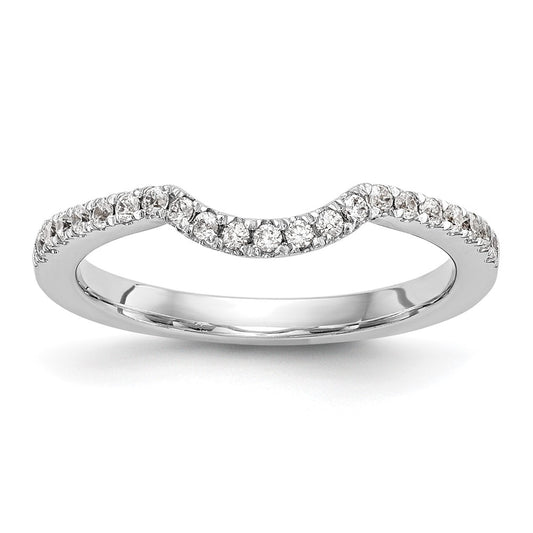 High-Quality 14K White Gold 1/4 Carat Diamond Wedding Band - Stylish Value!