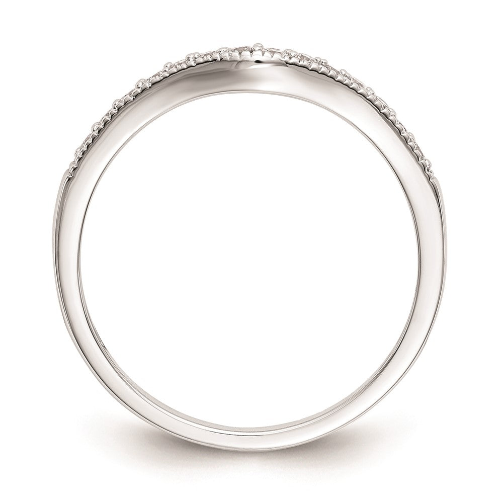 Buy Stylish 14K White Gold Curved Wedding Band Setting - Luxury & Quality