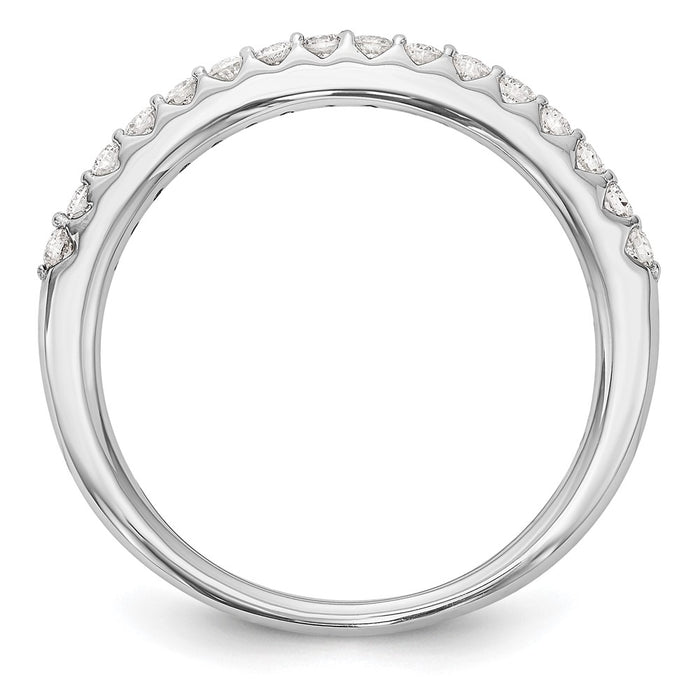 Buy Stylish 14K White Gold Wedding Band - 1/3 Carat Diamonds, Affordable Price-2