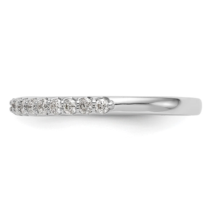 Buy Stylish 14K White Gold Wedding Band - 1/3 Carat Diamonds, Affordable Price-3
