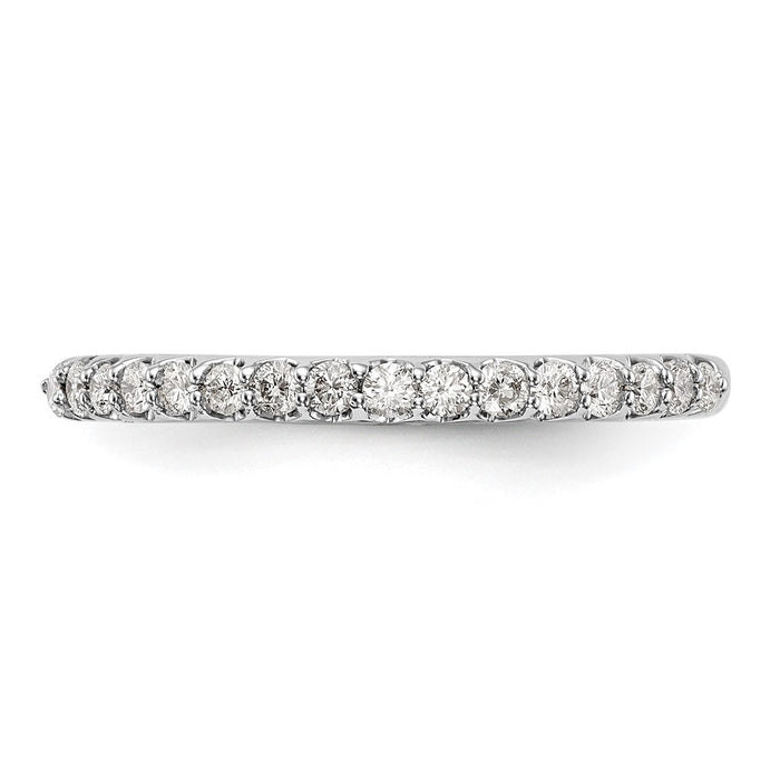Buy Stylish 14K White Gold Wedding Band - 1/3 Carat Diamonds, Affordable Price-4