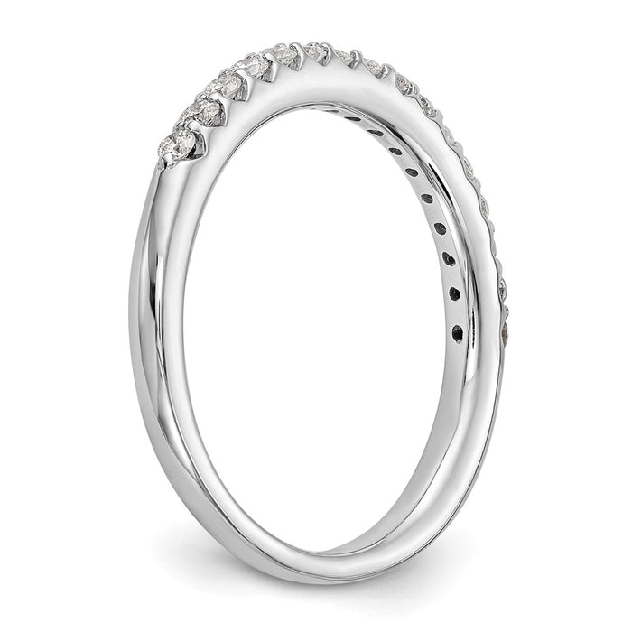 Buy Stylish 14K White Gold Wedding Band - 1/3 Carat Diamonds, Affordable Price-6